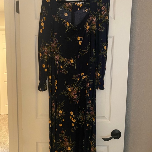 Reformation Floral Long Sleeve Dress - Picture 2 of 3